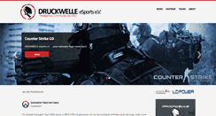 Desktop Screenshot of druckwelle-esports.de